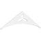 Ekena Millwork Pitch Naple Architectural Grade PVC Gable Pediment, 72"W x 21"H x 1"P (7/12) GPP072X021X100NAP - alternate 1
